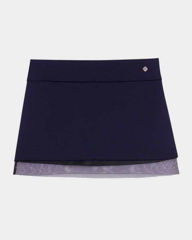 Jibana Wool-Blend Mini Skirt